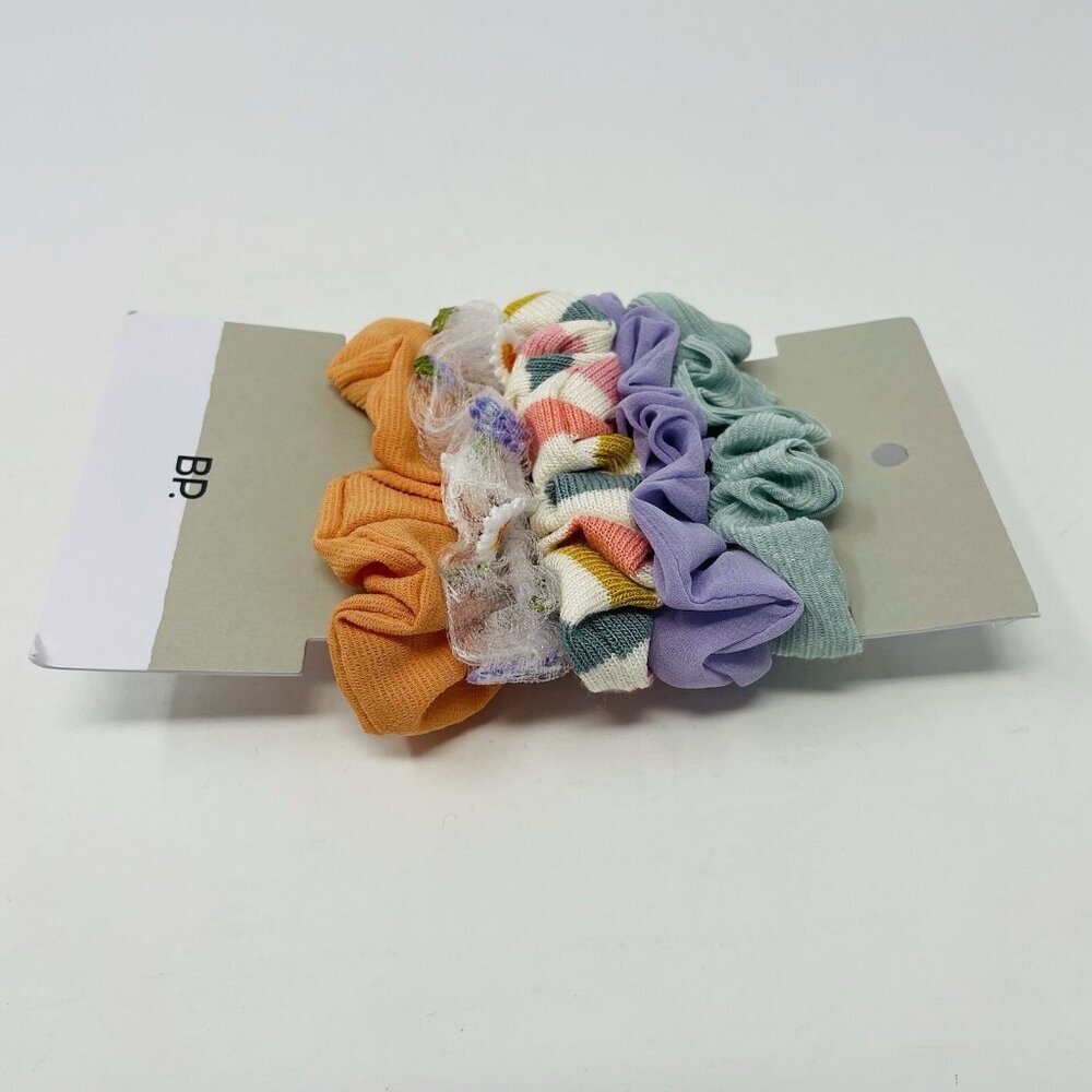 BP Nordstrom Womens‎ One Size Fits Most 5 Pack Assorted Hair Scrunchies Pastel - Picture 3 of 4